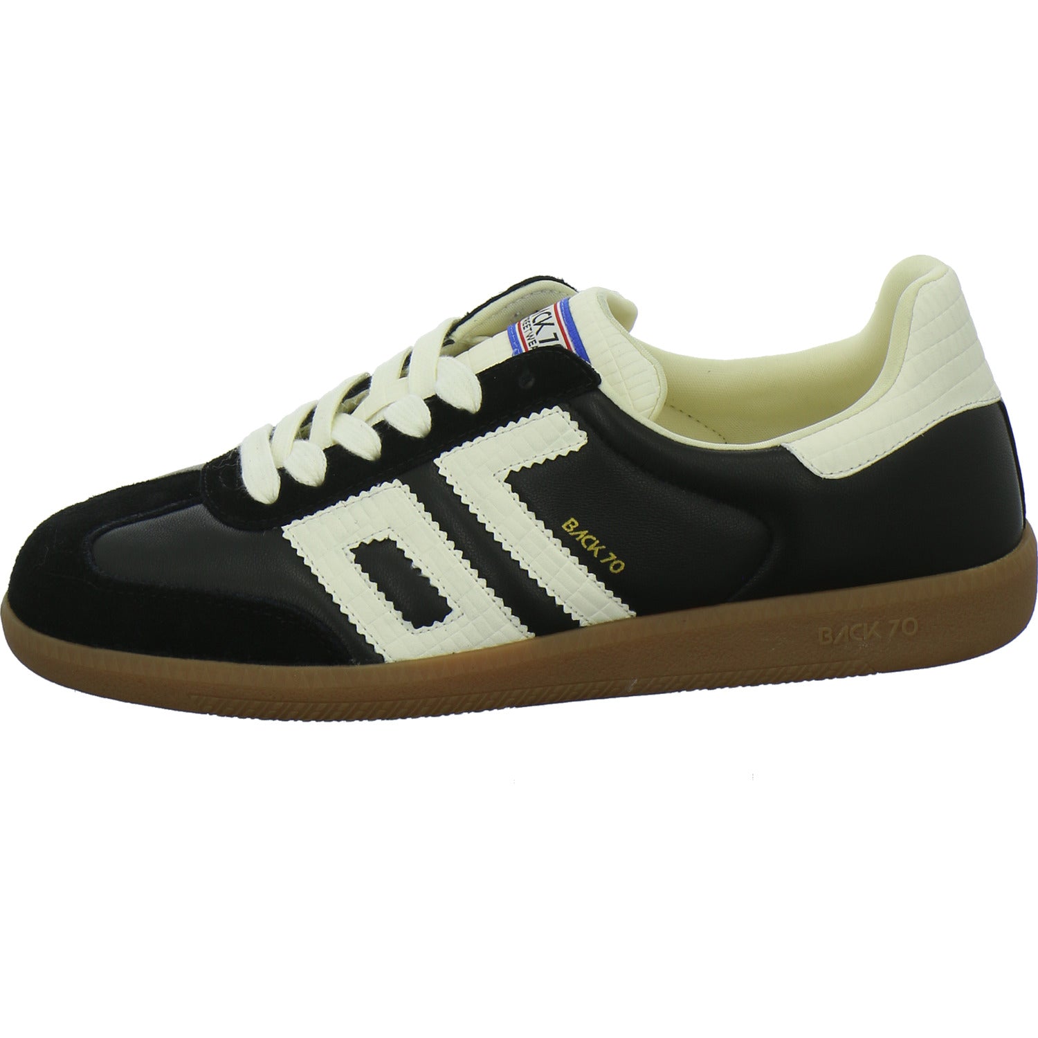 Back 70 Schnürhalbschuhe Schwarz