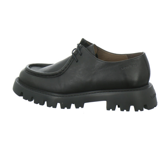 Wonders Schnürhalbschuhe Schwarz