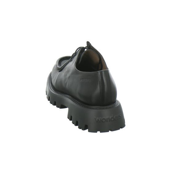 Wonders Schnürhalbschuhe Schwarz