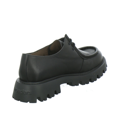 Wonders Schnürhalbschuhe Schwarz