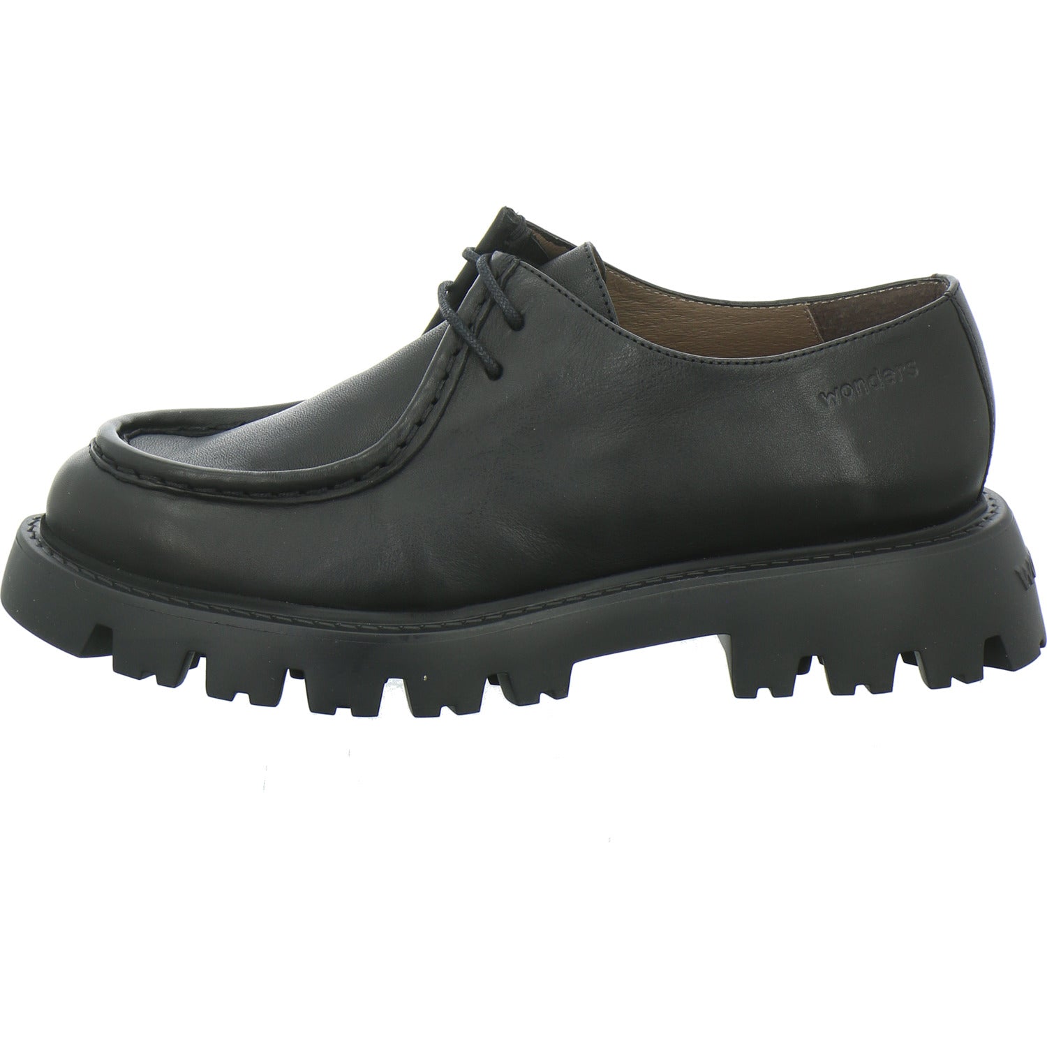Wonders Schnürhalbschuhe Schwarz