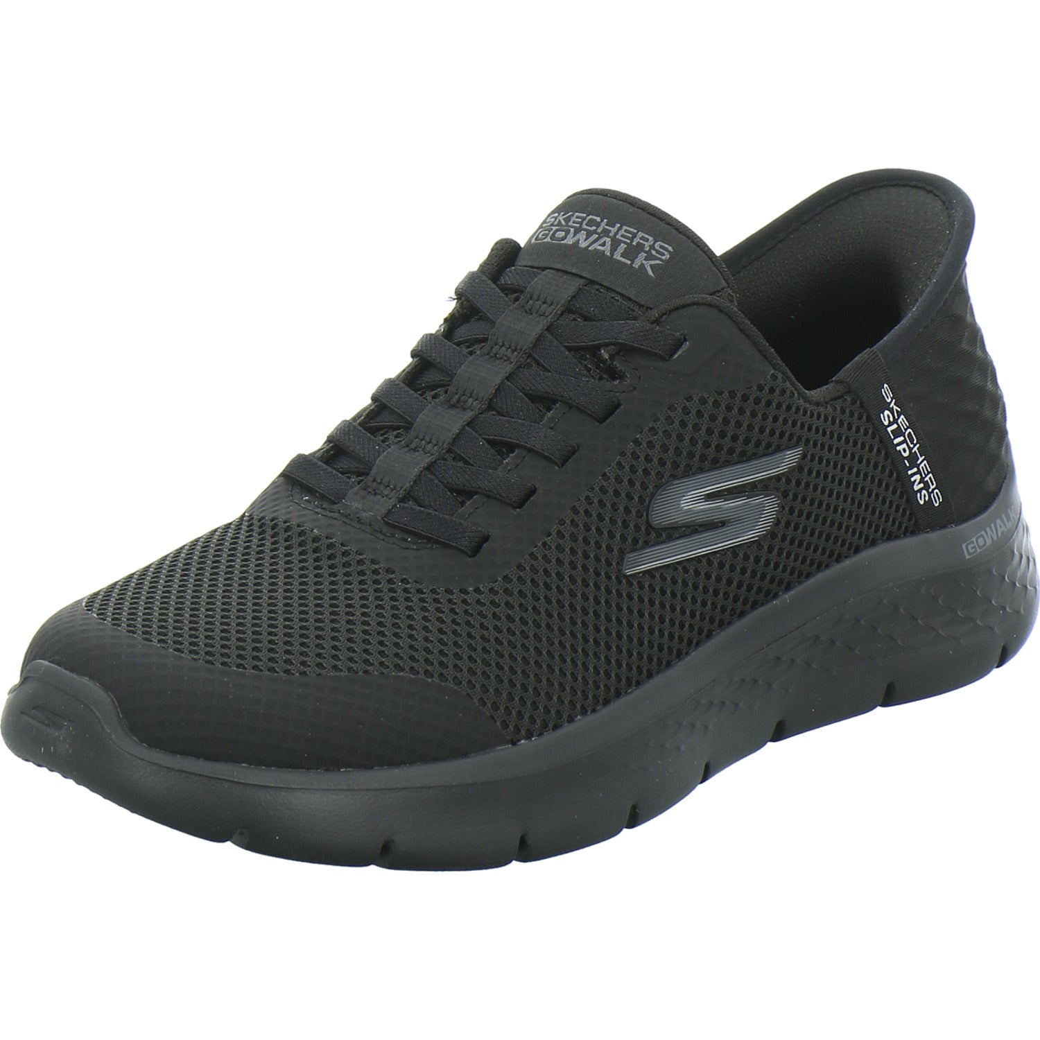 Skechers Sneaker Damen Go Walk Slip Ins Schwarz