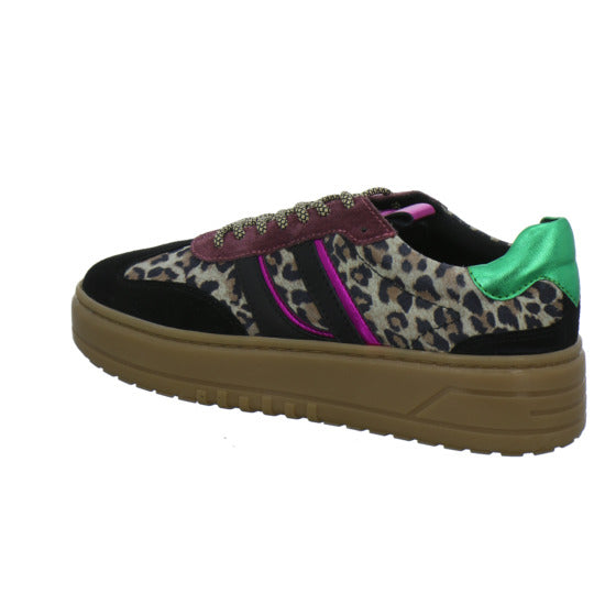 Poelman Schnürhalbschuhe Schwarz-kombi - 360° Ansicht
