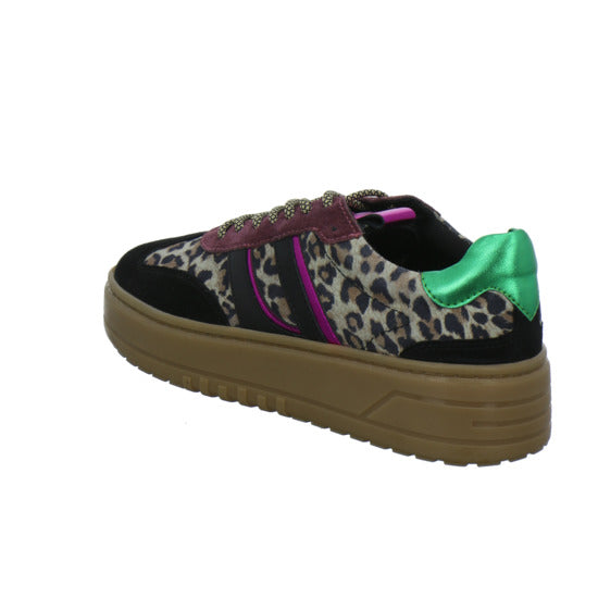 Poelman Schnürhalbschuhe Schwarz-kombi - 360° Ansicht