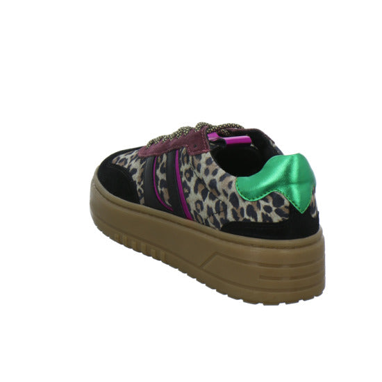 Poelman Schnürhalbschuhe Schwarz-kombi - 360° Ansicht