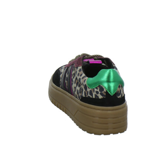 Poelman Schnürhalbschuhe Schwarz-kombi - 360° Ansicht