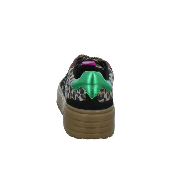 Poelman Schnürhalbschuhe Schwarz-kombi - 360° Ansicht