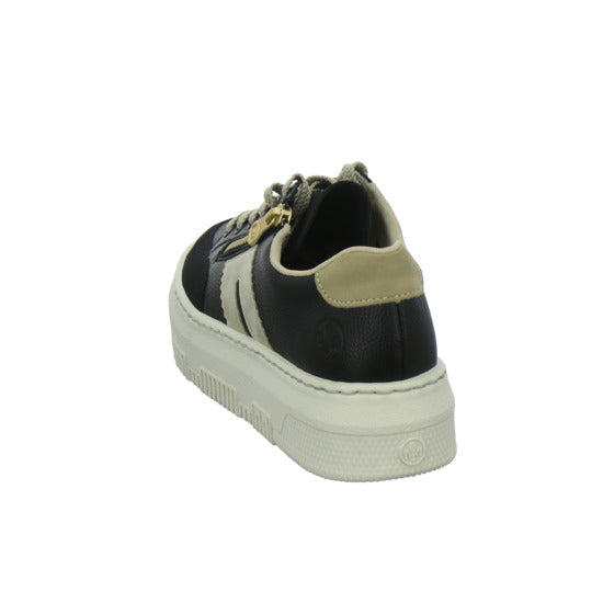 Rieker Schnürhalbschuhe Schwarz-kombi - 360° Ansicht