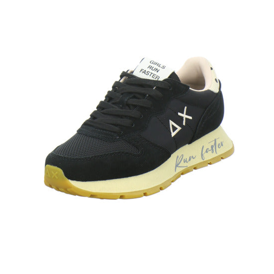 SUN68 Ally Vintage Schnürhalbschuhe Schwarz-kombi - 360° Ansicht