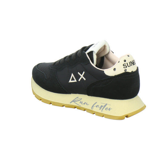 SUN68 Ally Vintage Schnürhalbschuhe Schwarz-kombi - 360° Ansicht