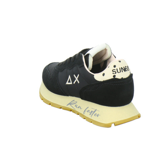 SUN68 Ally Vintage Schnürhalbschuhe Schwarz-kombi - 360° Ansicht
