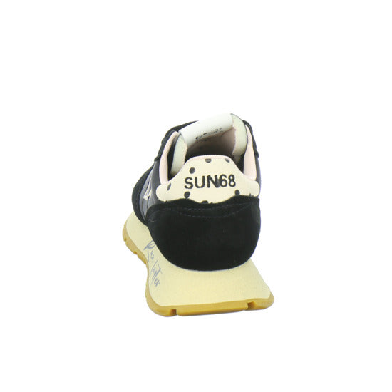 SUN68 Ally Vintage Schnürhalbschuhe Schwarz-kombi - 360° Ansicht