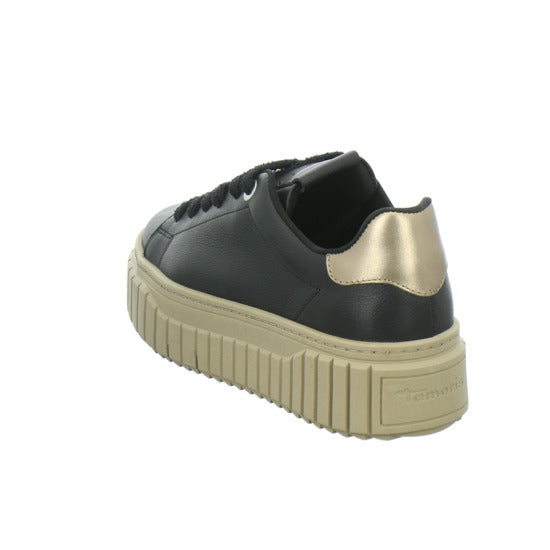 Tamaris Schnürhalbschuhe Schwarz-kombi