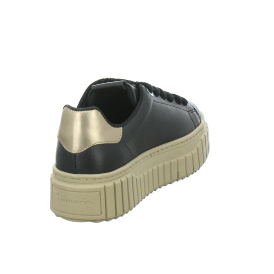Tamaris Schnürhalbschuhe Schwarz-kombi