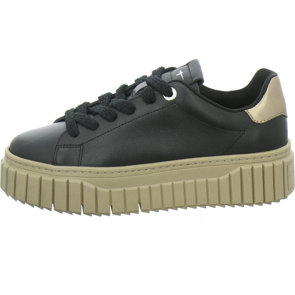 Tamaris Schnürhalbschuhe Schwarz-kombi