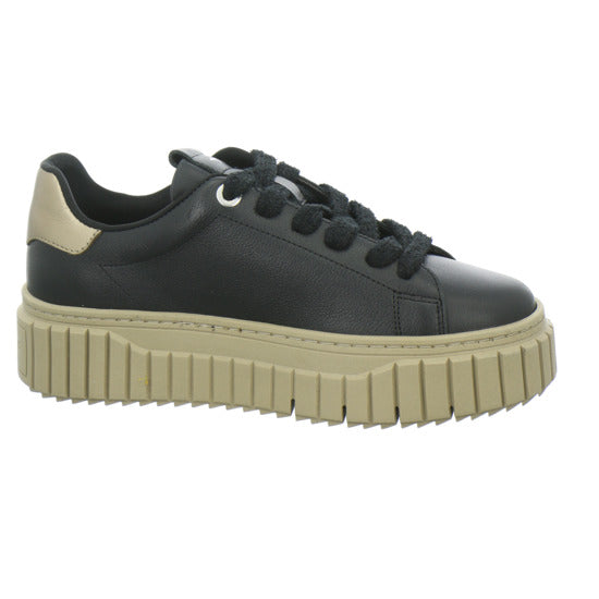Tamaris Schnürhalbschuhe Schwarz-kombi