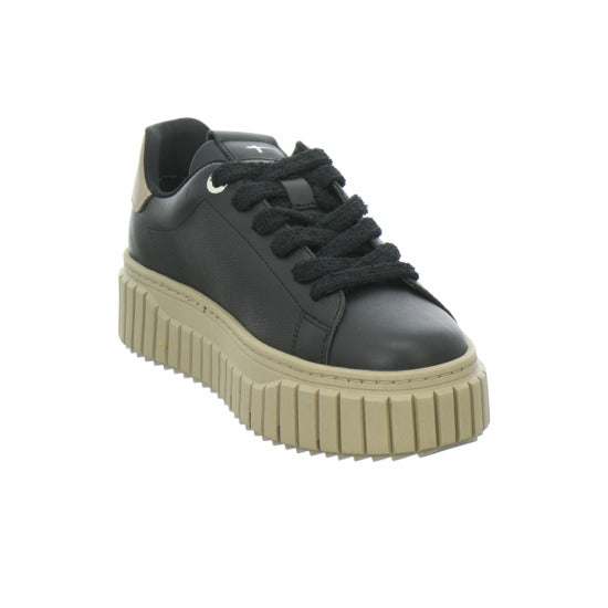 Tamaris Schnürhalbschuhe Schwarz-kombi
