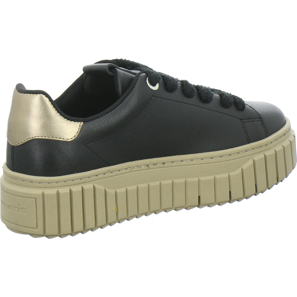 Tamaris Schnürhalbschuhe Schwarz-kombi