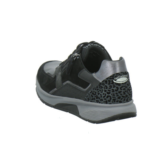 Gabor Comfort Sneaker Damen Rolling Soft Schwarz-kombi