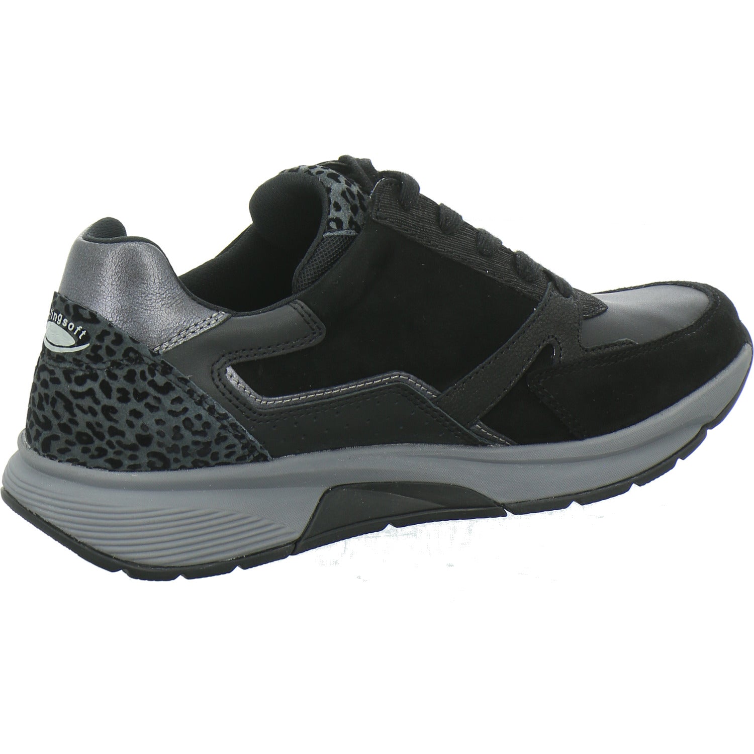 Gabor Comfort Sneaker Damen Rolling Soft Schwarz-kombi