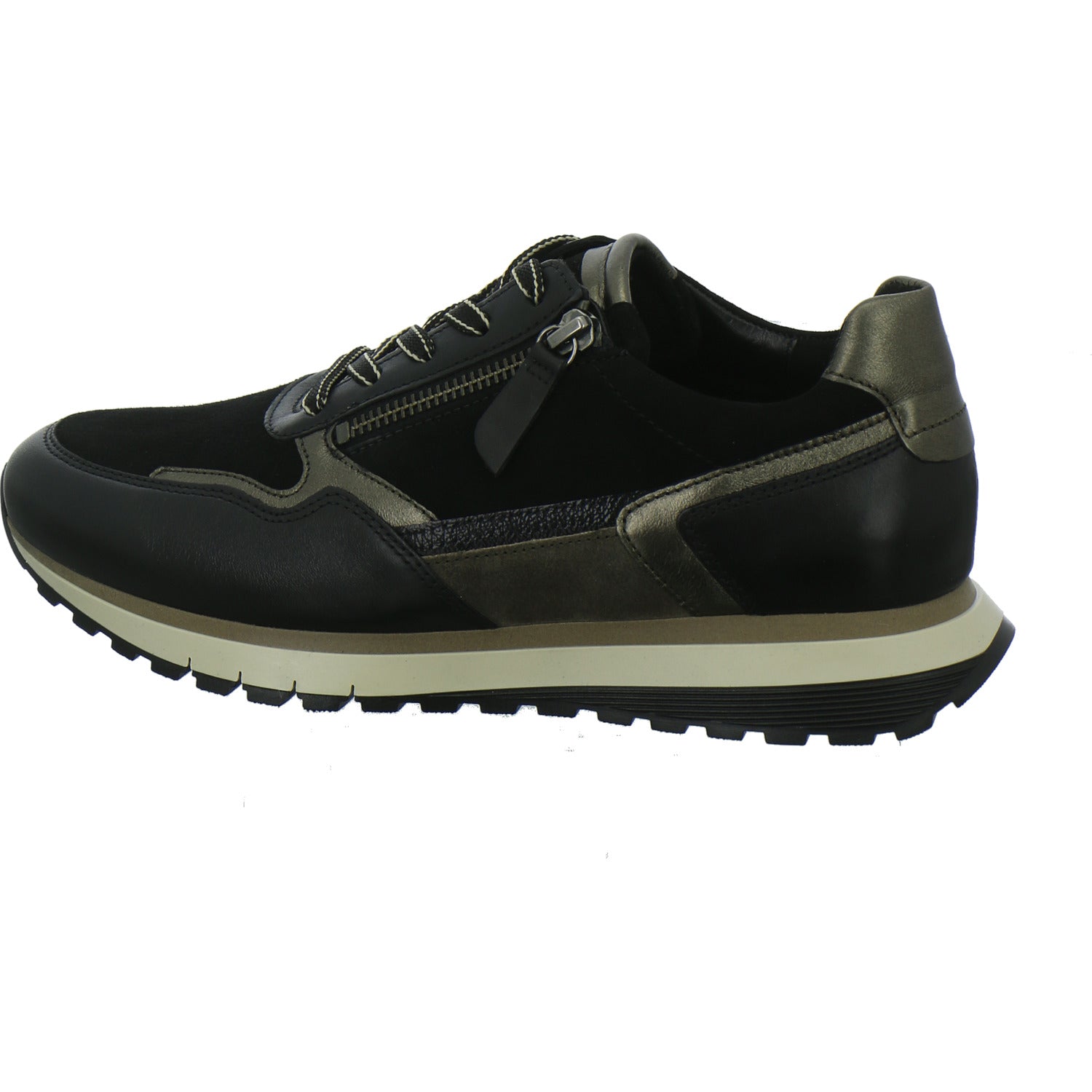 Gabor Comfort Schnürhalbschuhe Schwarz-kombi
