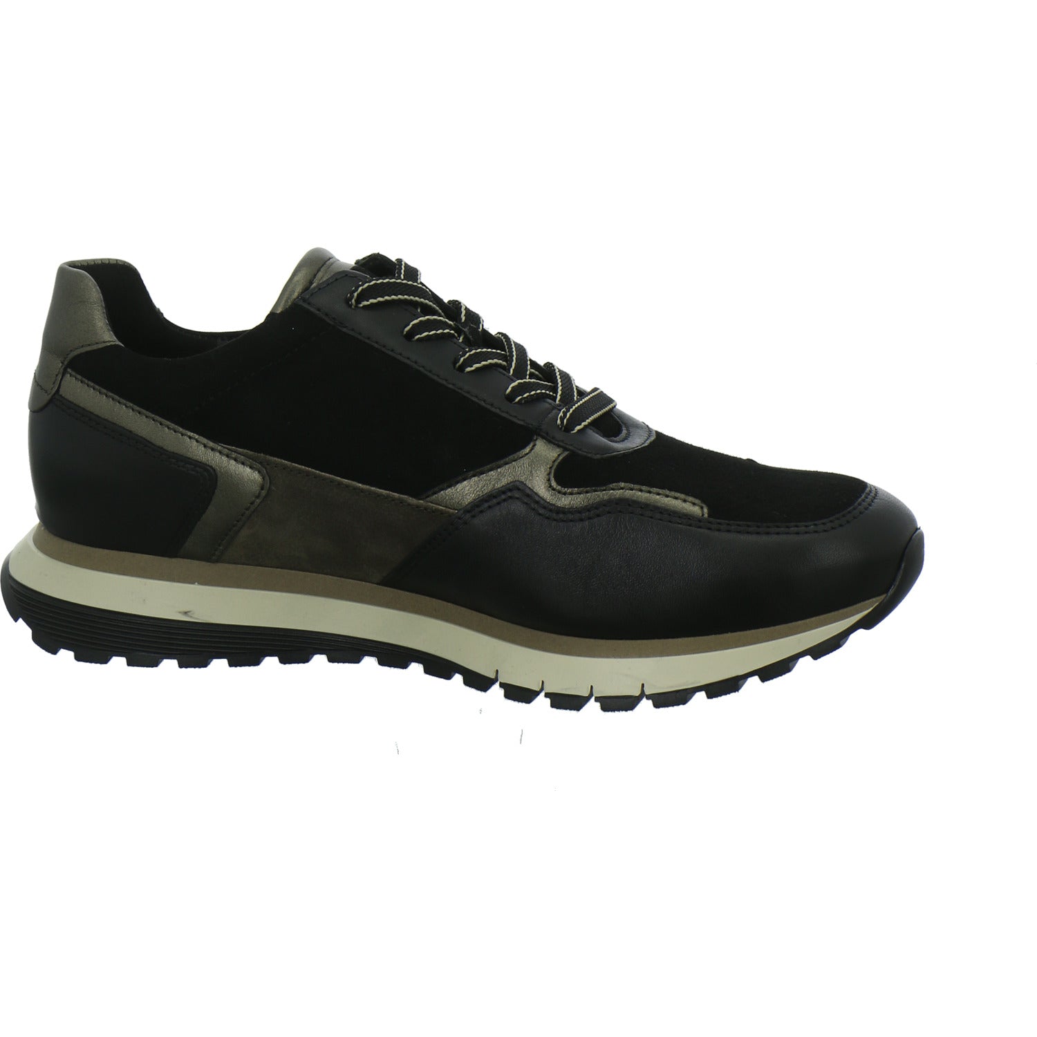 Gabor Comfort Schnürhalbschuhe Schwarz-kombi