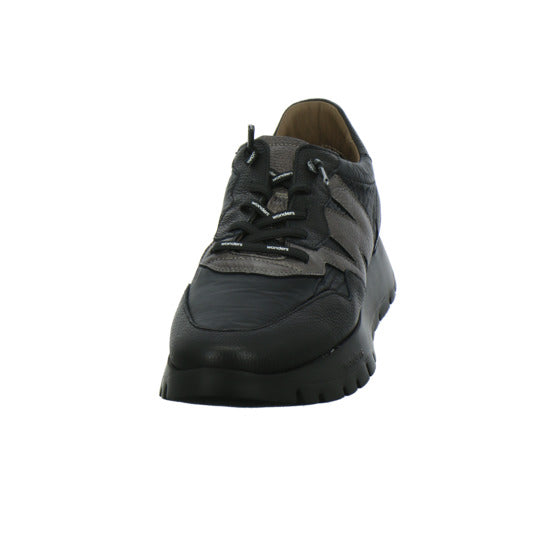 Wonders Schnürhalbschuhe Schwarz-kombi