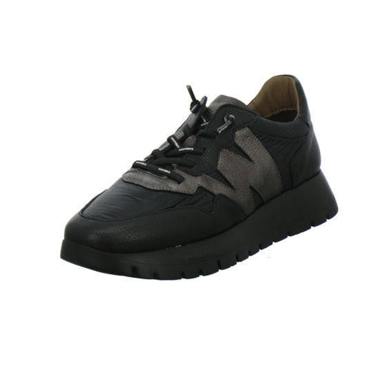 Wonders Schnürhalbschuhe Schwarz-kombi