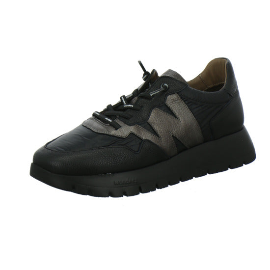 Wonders Schnürhalbschuhe Schwarz-kombi