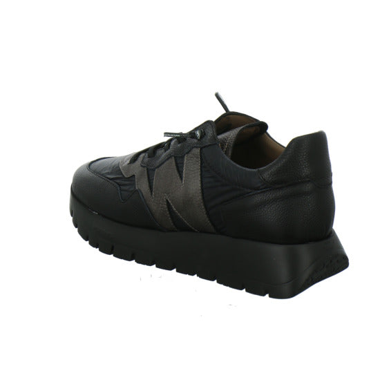 Wonders Schnürhalbschuhe Schwarz-kombi