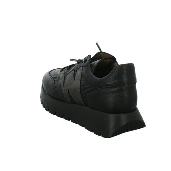 Wonders Schnürhalbschuhe Schwarz-kombi