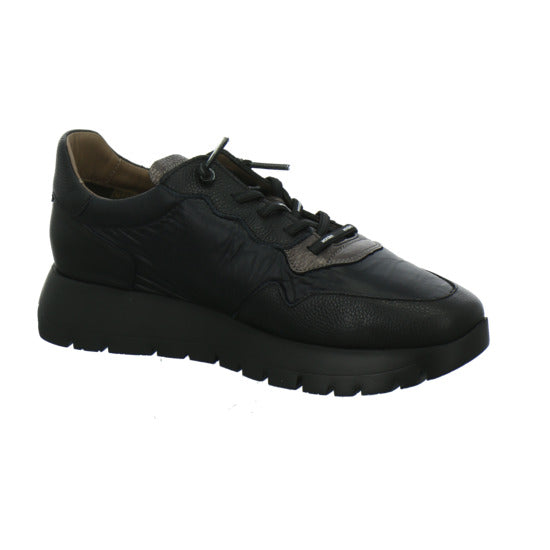 Wonders Schnürhalbschuhe Schwarz-kombi