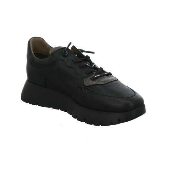 Wonders Schnürhalbschuhe Schwarz-kombi