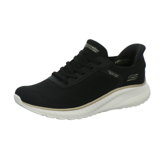 Skechers Sneaker Damen SLIP INS BOBS Schwarz-kombi