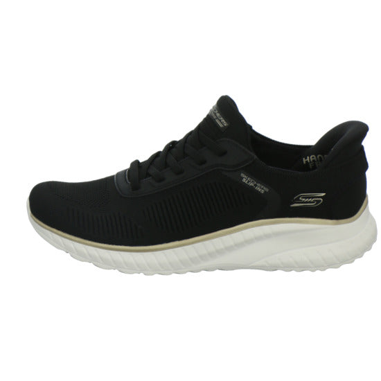 Skechers Sneaker Damen SLIP INS BOBS Schwarz-kombi