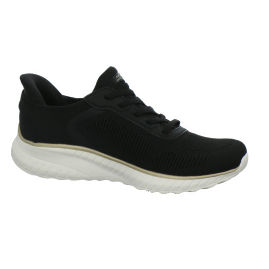 Skechers Sneaker Damen SLIP INS BOBS Schwarz-kombi