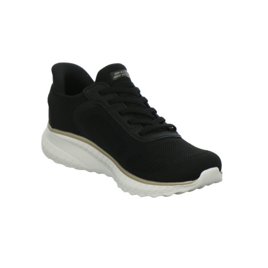 Skechers Sneaker Damen SLIP INS BOBS Schwarz-kombi