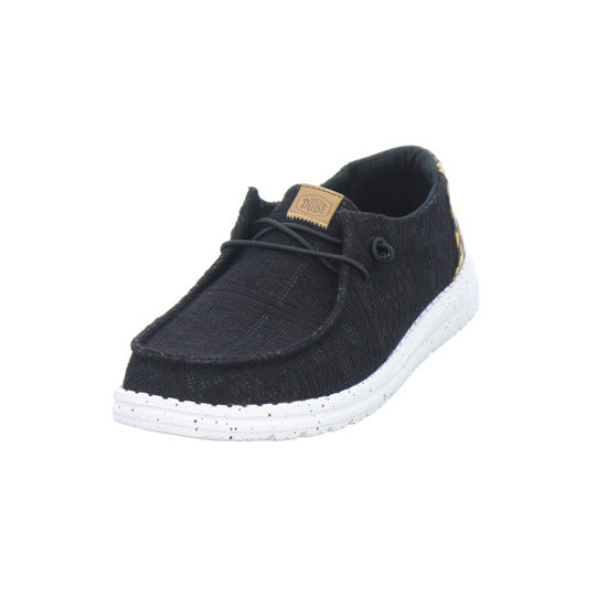 Hey Dude Sneaker Damen Wendy Wildcat Schwarz-kombi