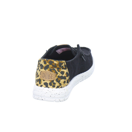 Hey Dude Sneaker Damen Wendy Wildcat Schwarz-kombi