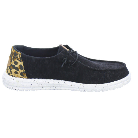 Hey Dude Sneaker Damen Wendy Wildcat Schwarz-kombi