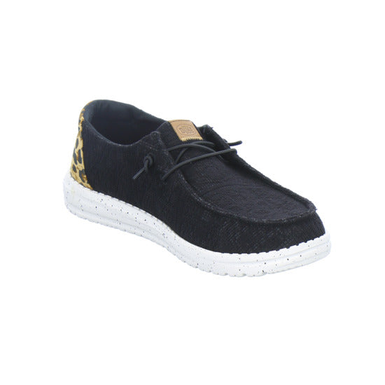 Hey Dude Sneaker Damen Wendy Wildcat Schwarz-kombi
