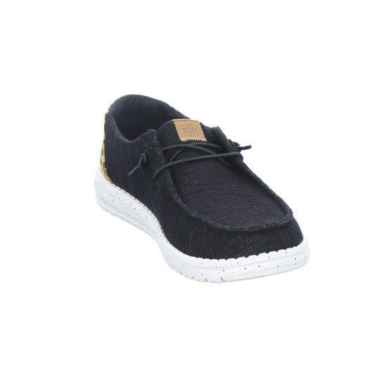 Hey Dude Sneaker Damen Wendy Wildcat Schwarz-kombi
