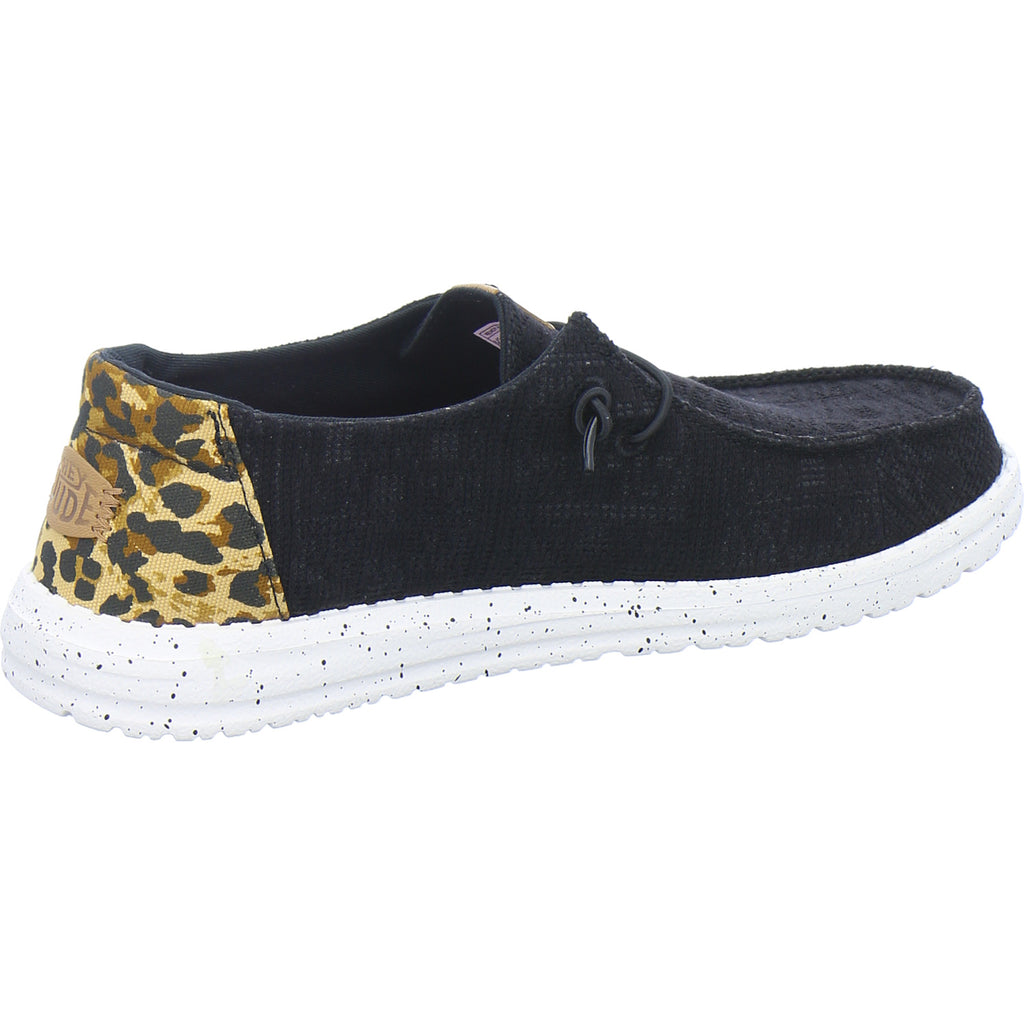 Hey Dude Sneaker Damen Wendy Wildcat Schwarz-kombi