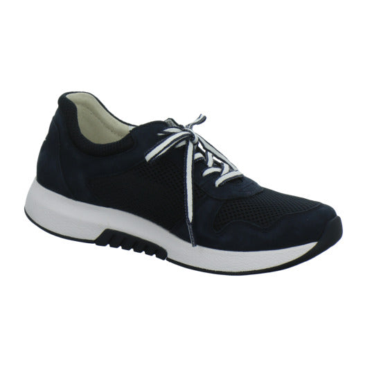 Gabor Comfort Rolling Soft Schnürhalbschuhe Dunkelblau - 360° Ansicht