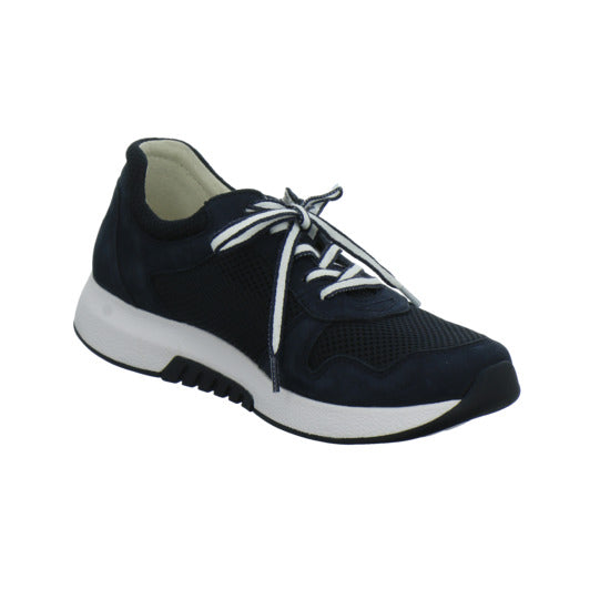 Gabor Comfort Rolling Soft Schnürhalbschuhe Dunkelblau - 360° Ansicht