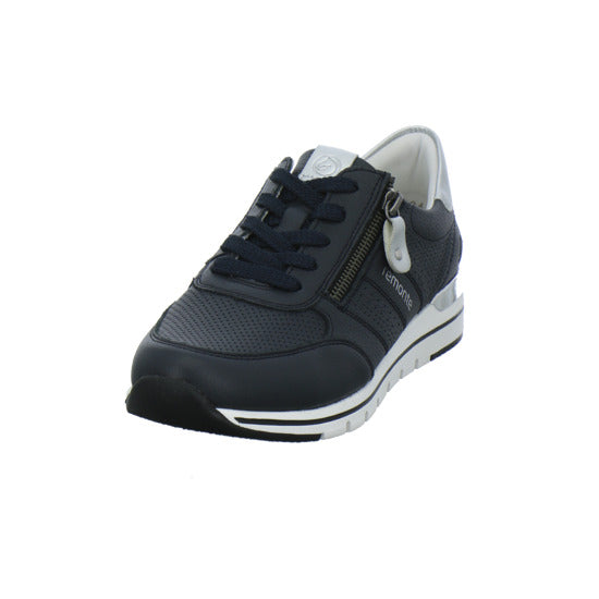 Remonte Schnürhalbschuhe Dunkelblau - 360° Ansicht