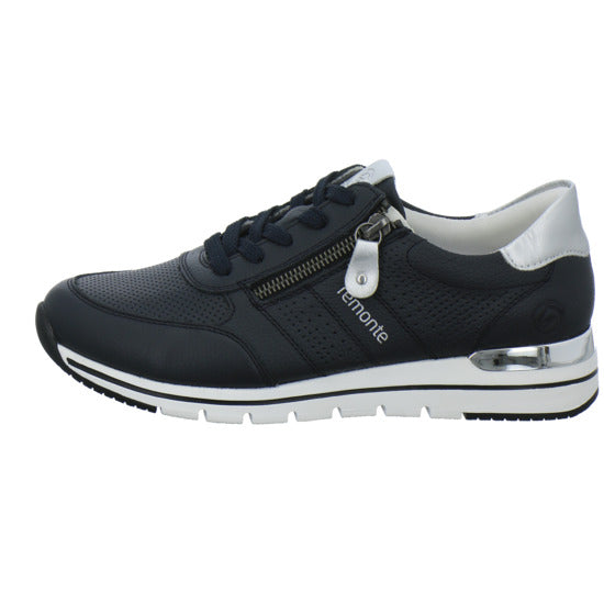 Remonte Schnürhalbschuhe Dunkelblau - 360° Ansicht