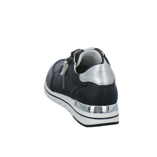 Remonte Schnürhalbschuhe Dunkelblau - 360° Ansicht