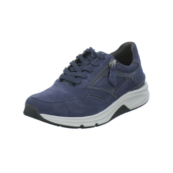 Gabor Comfort Rolling Soft Schnürhalbschuhe Dunkelblau - 360° Ansicht