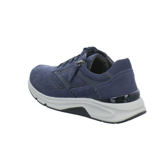 Gabor Comfort Rolling Soft Schnürhalbschuhe Dunkelblau - 360° Ansicht